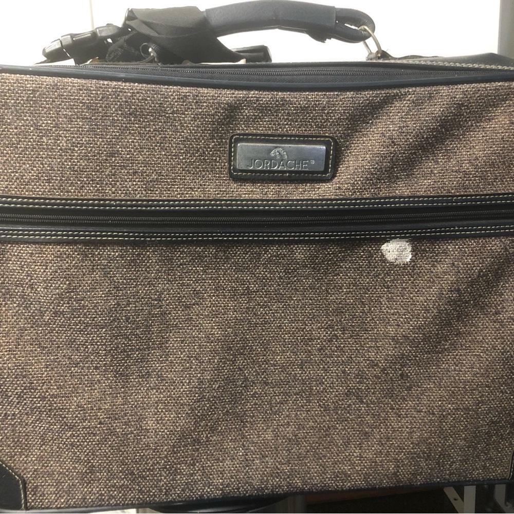 Jordache Tan and Black Men's Briefcase